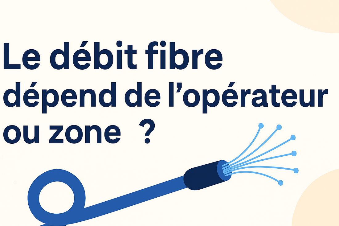 Quel débit fibre optique moyen en France en 2025 ?