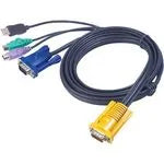 Câble KVM cordon PS/2-USB 1,80M – vue 2