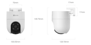 Caméra de vidéosurveillance 3MP focale 4mm – vue 6