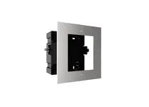 Support de baie informatique inox 1 module encastre – vue 3