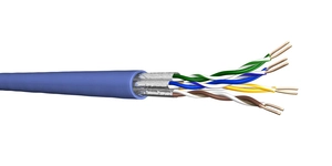CABLE Cat6A U/FTP 2x4P LSZH 500m DCA CABLE DE COULEUR BLEU – vue 2