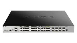 SWITCH 24P GB POE/POE+ DONT 4COMBO 1000BAse-T/SFP & 4 PORTS 10GE SFP+ BUDGET POE 370w – vue 2