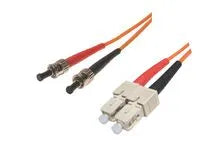Cordon fibre optique jar. fo 50/125 st/sc duplex lsoh – vue 2