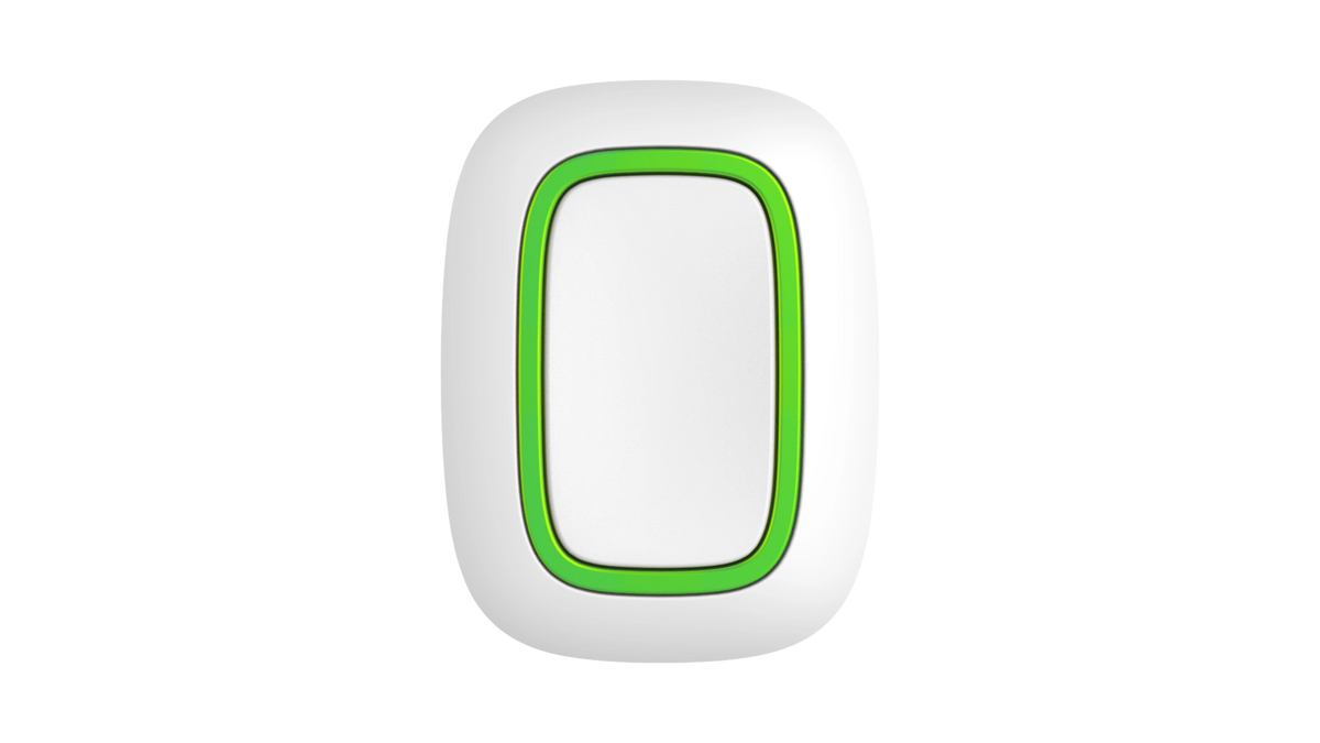 Bouton panique radio certifié NFA2P blanc, portée 1300m