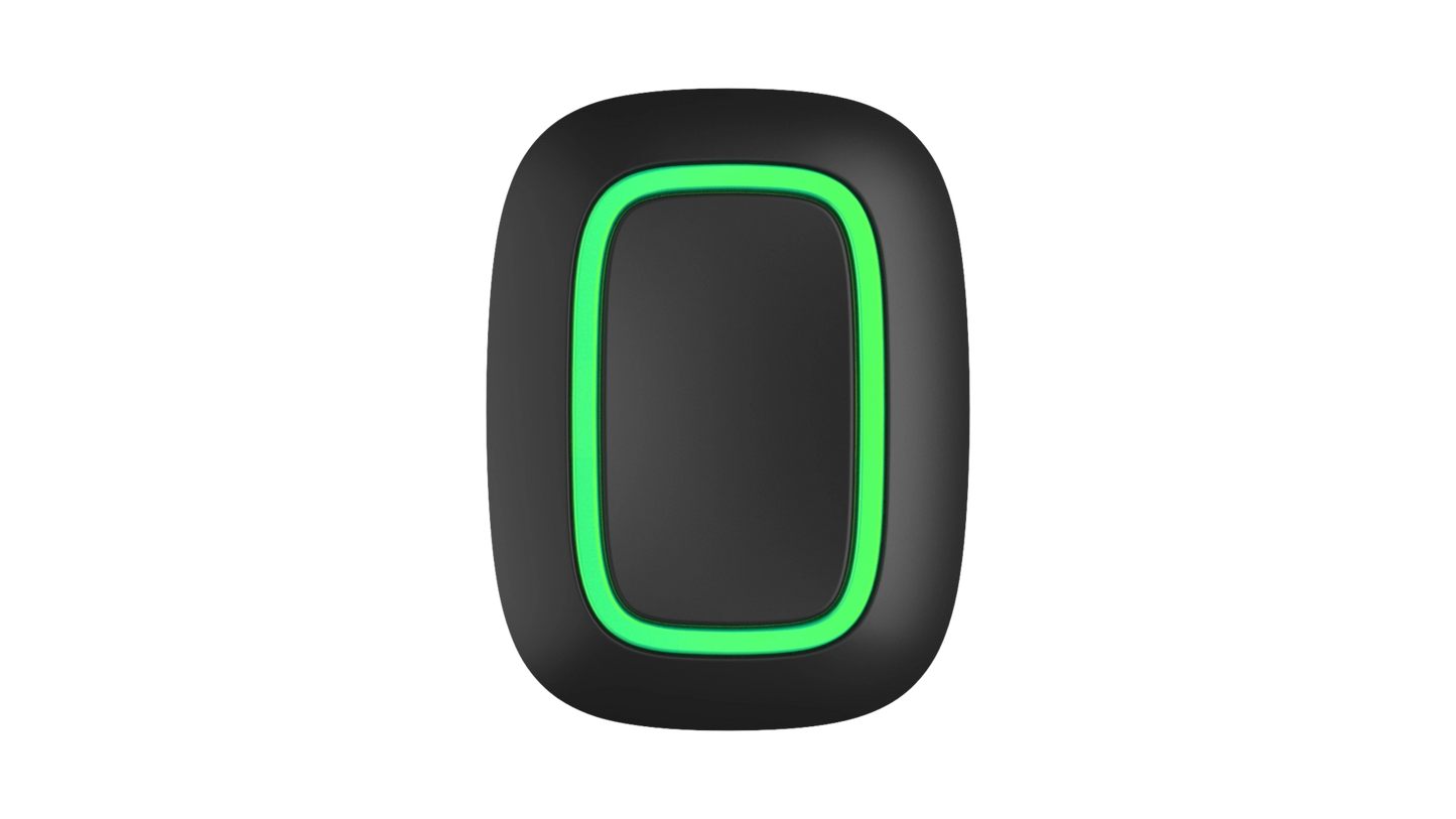 Bouton panique radio certifié noir, portée 1300m