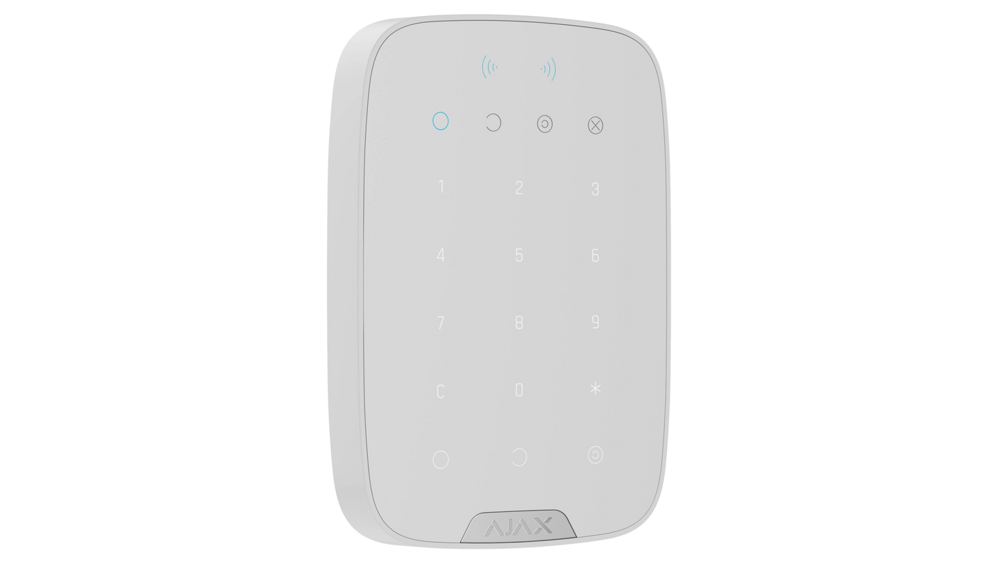 Équipement de contrôle d'accès superior keypad plus G3 jeweller white, clavier
