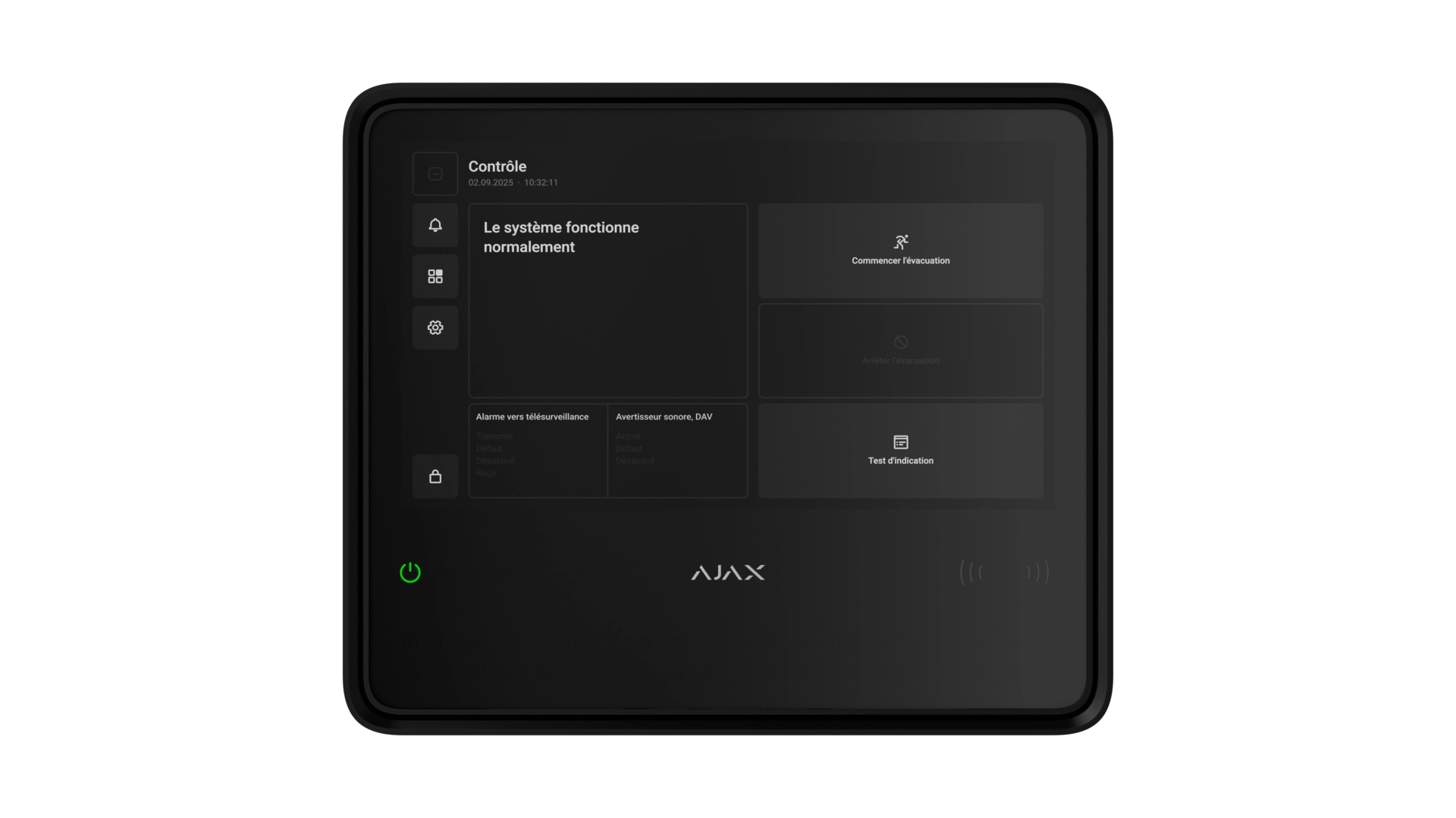 FIRE HUB TOUCH 4G B CENTRALE D'ALARME TYPE 4 RADIO AVEC ECRAN TACTILE