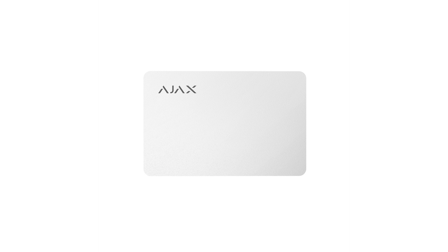 Badge de contrôle d'accès carte sans contact pass blanc - pack de 3 pieces