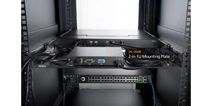 Commutateur KVM plaque de montage 2 en 1U – vue 4
