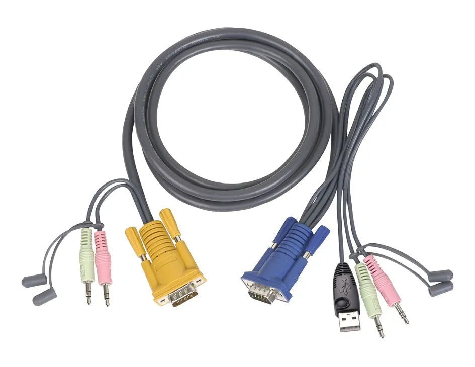 Câble KVM cordon USB + audio – vue 9