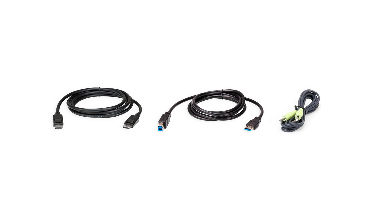 Câble KVM kit de câbles displayport USB 1.8M