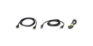 Câble KVM kit 1xHDMI/1xUSB/1xSP – vue 2