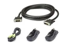 CABLE KIT DVI-DD/USB/SP LONGUEUR 3M – vue 2