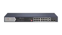 DS-3E0520HP-E SWITCH L2 16 PORTS HI-POE BUDGET 225W/2 RJ45+2 SFP – vue 2