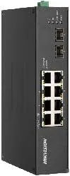 DS-3T0510HP-E/HS SWITCH L2 Unmanaged 8POE 2SFP 90W -30/65 C