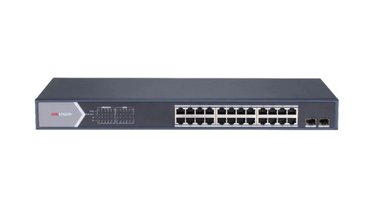 DS-3E1526P-SI (WEB MANAGED) SWITCH L2 24 PORTS POE (370W) + 2 COMBOS GIGA