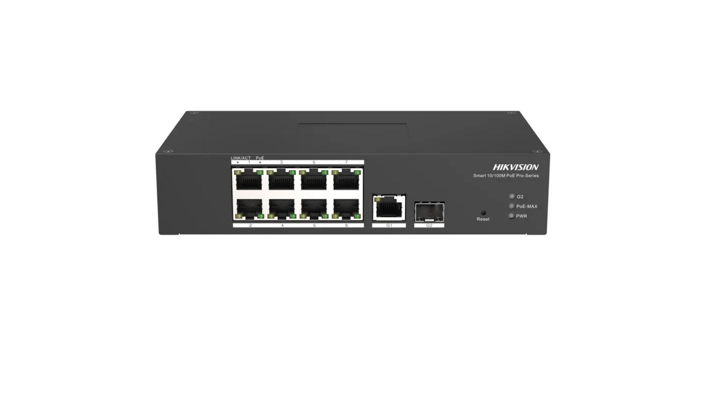 DS-3T1310P-SI/HS SWITCH L2 DURCI SMART MANAGED 8 10/100M POE 110W