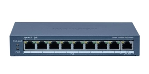 DS-3E1309P-EI(B) (SMART MANAGED) SWITCH L2 8 PORTS POE (110W) + 1 10/100 RJ45 300M – vue 2