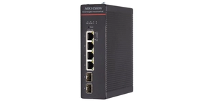 DS-3T1506HP-SI-4P2F NO POWER UNIT SWITCH INDUS 4 PORTS POE + 2 Gigabit SFP 300M – vue 2