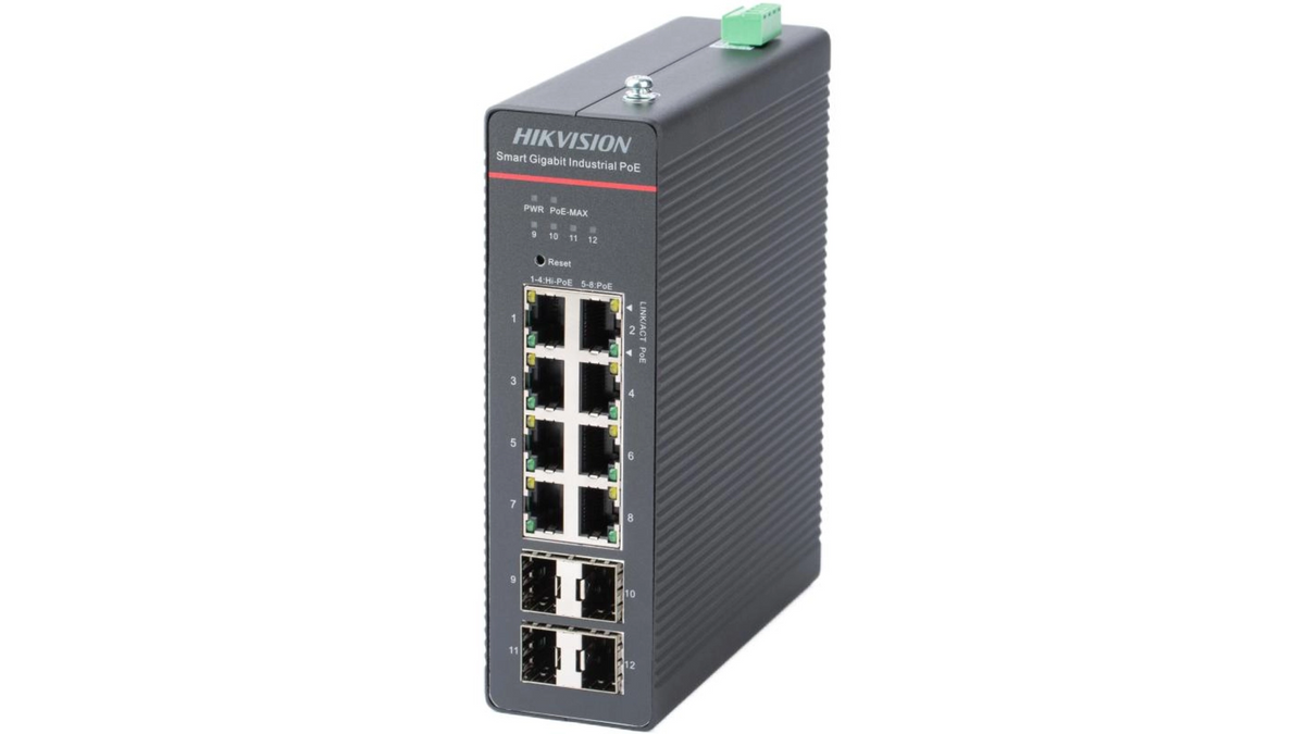 DS-3T1512HP-SI-8P4F KIT(75W) SWITCH 8 PORTS POE + 4 Gigabit SFP 300M