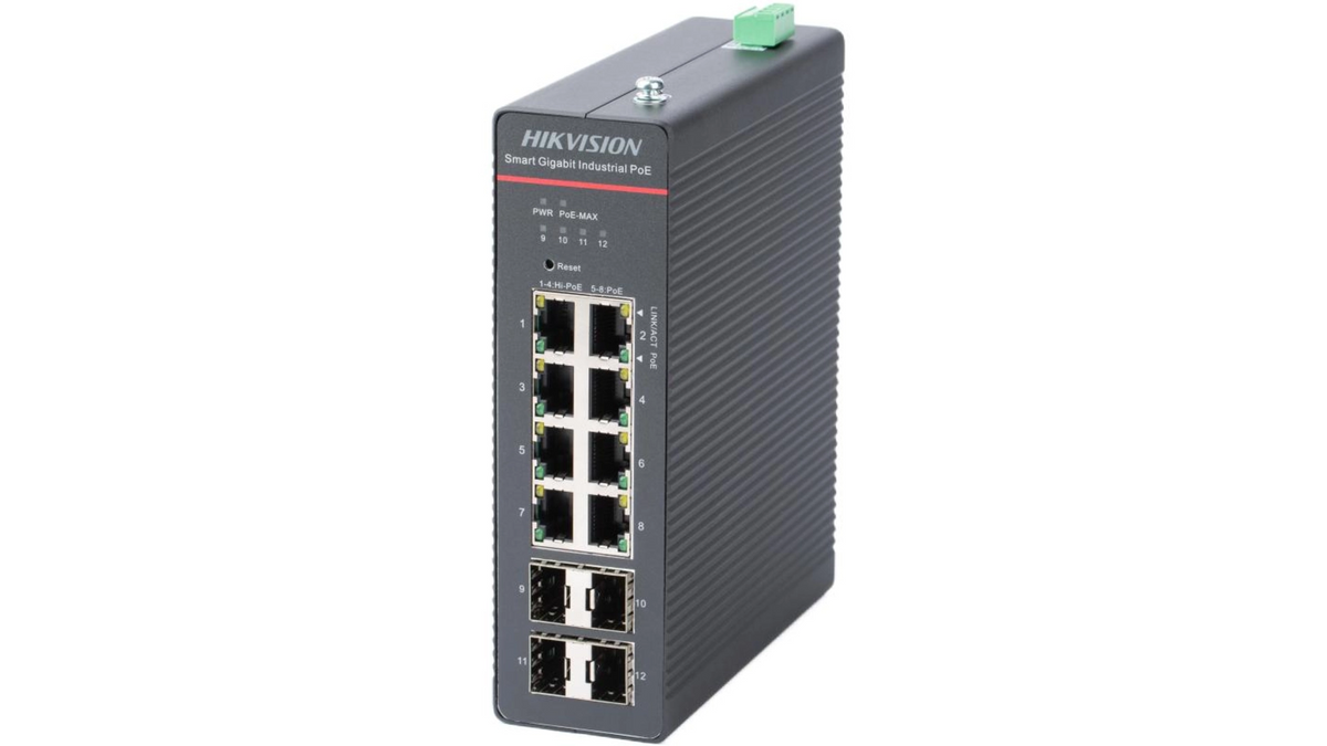 DS-3T1512HP-SI-8P4F/240W SWITCH 8 PORTS POE + 4 Gigabit SFP 300M