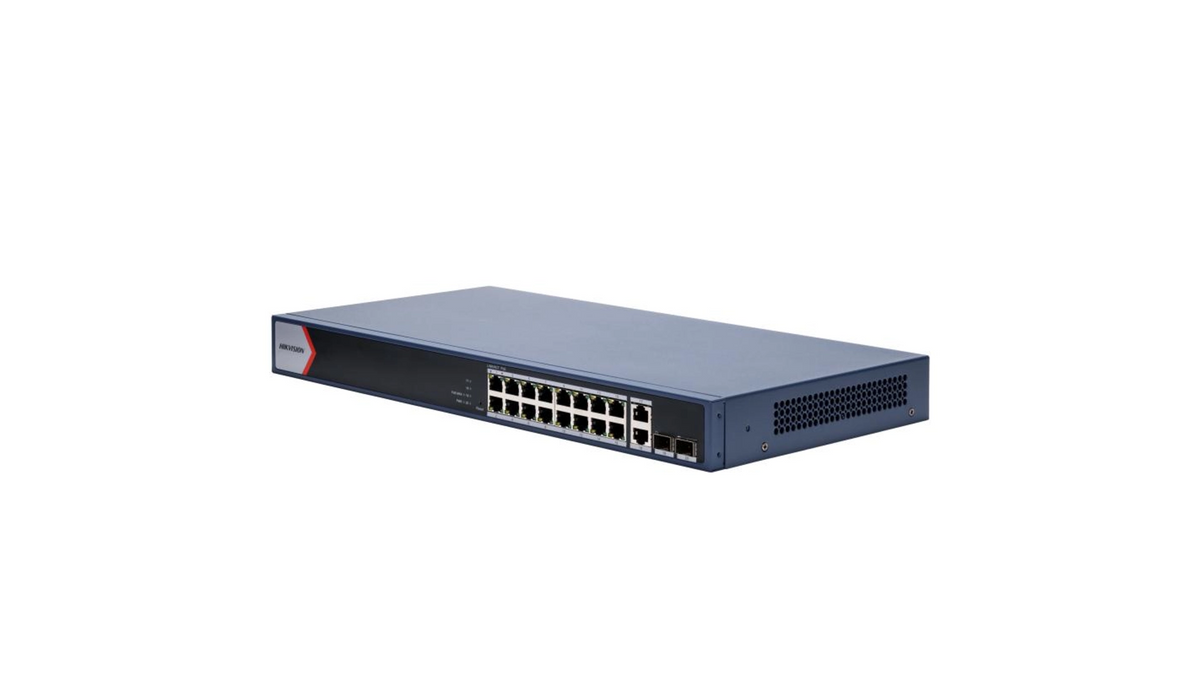 DS-3E1520P-EI SWITCH L2 16 PORTS POE GIGABIT (230W) 2xRJ45 2xSFP