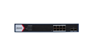 DS-3E1710HP-SI-8P2X SWITCH L2 8 PORTS POE(130W)+ 2 FIBRE OPTIQUE 10G – vue 3