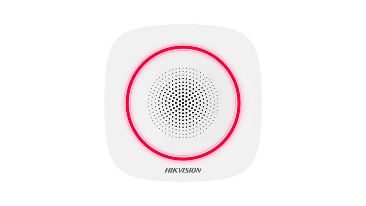 DS-PS1-II-WE//RED AX PRO SIRENE interieur sans fil, 90~110dB,