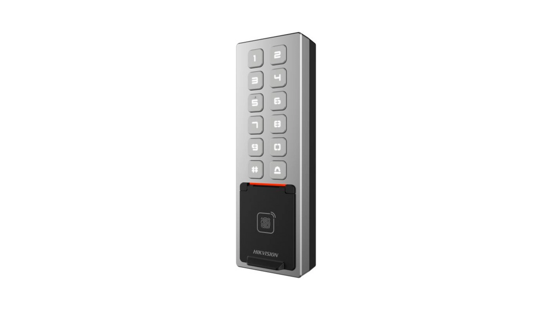 DS-K1T805MBWX BLUETOOTH TERMINAL CONTROLE D'ACCES CODE ET LECTEUR CARTE