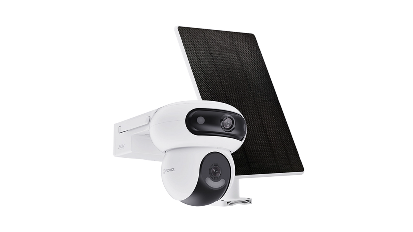 CS-HB90/SP-R100(4MP+4MP) BATTERIE CAMERA WIFI 2K EXT DOUBLE OBJECTIF + SOLAR PANEL