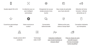 Caméra de vidéosurveillance EZVIZ 303103715 – vue 3