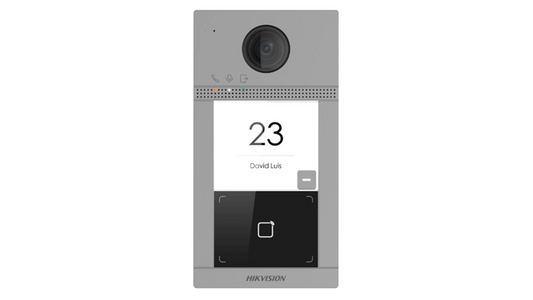 Interphone portier IP WIFI 2MP POE mifare IP65 aluminium 1BP