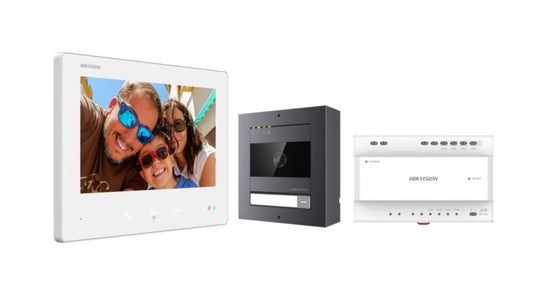 Interphone 2 fils 2MP IP65 IK08 alu