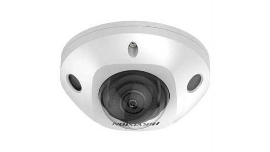 DS-2CD3546G2-IS(2.8mm)(H)(eF) CAM IP MINI DOME 4MP ACUSENSE H.265 IP67 IK08