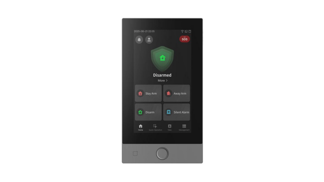 DS-PK670MDW-HWE/White KEYPAD 7' TACTILE BUS WIFI GRADE 2 POE – vue 9