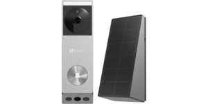 Interphone kit sonnette vidéo autonome A batterie + panneau – vue 2