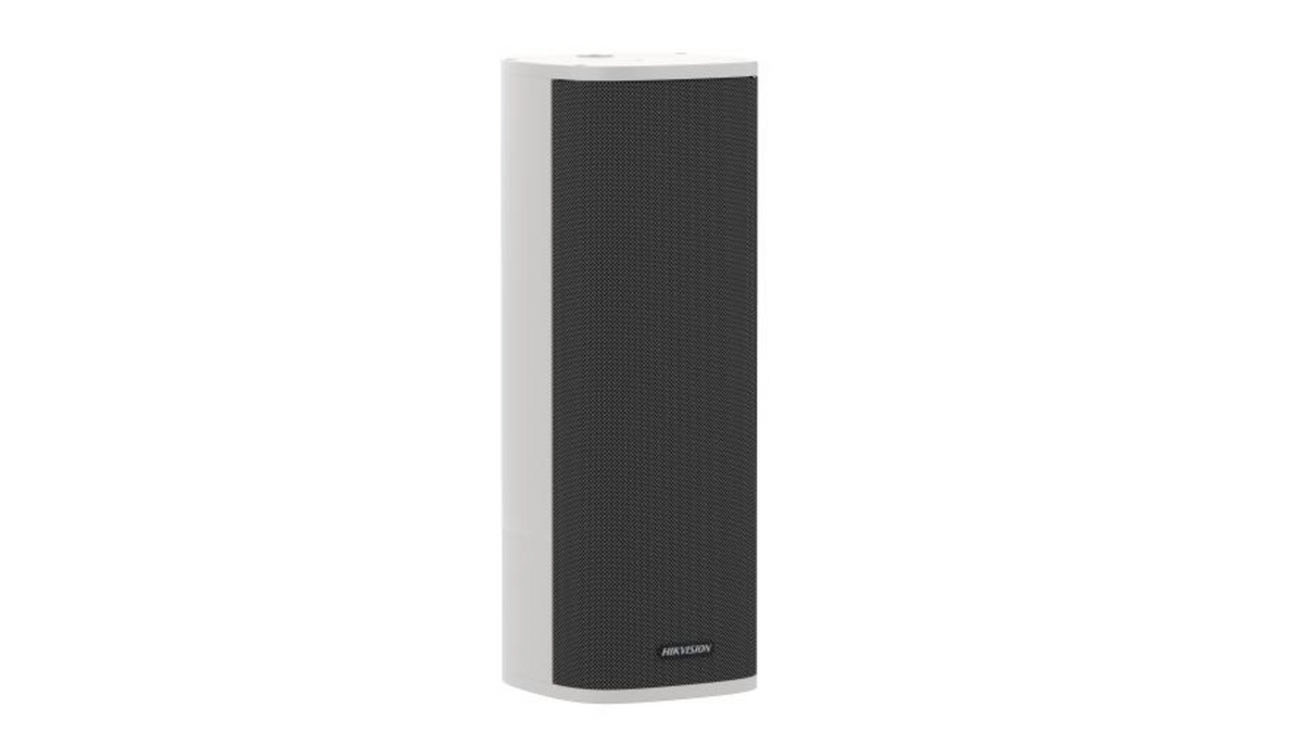 Système de sonorisation haut parleur colonne IP 120W metal blanc IP66