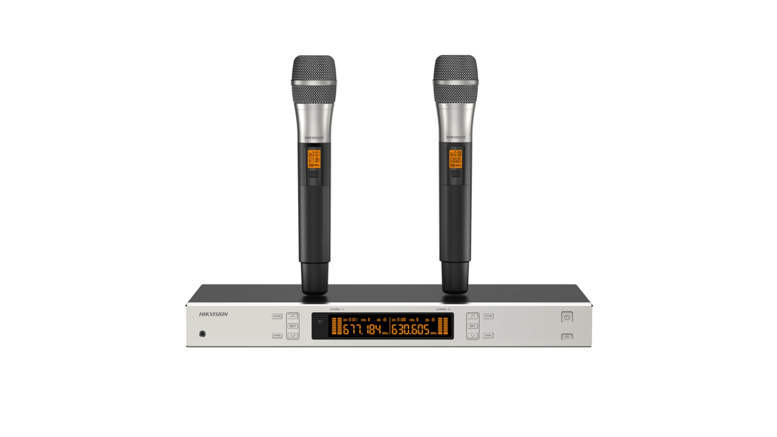 Système de sonorisation 2 micro sans fil portatif 100M uhf 821Hz