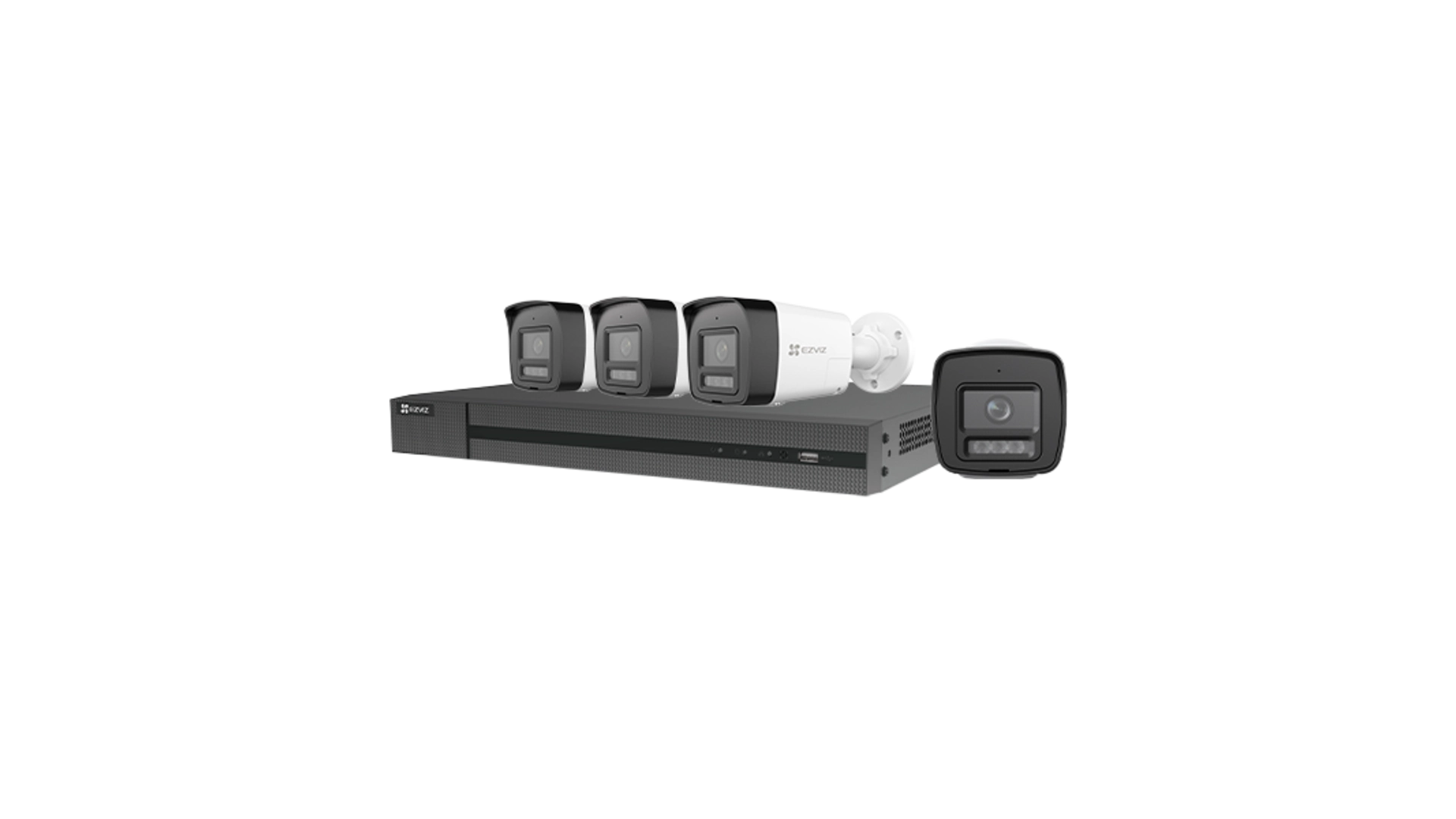 CS-BN4884-A2E50 KIT VIDEO NVR 8 VOIES POE + 4 BULLET 4K + 2TB HDD