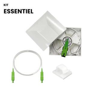Kit Essentiel Rallonge Fibre Optique Invisible–Déplacez votre box internet facilement