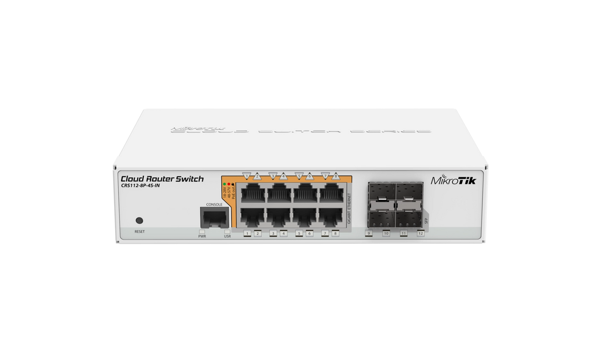 CRS112-8P-4S-IN SWITCH 10  POE 4 SFP