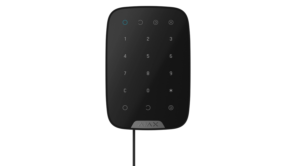 KEYPAD FIBRA (B) CLAVIER TACTILE BIDIRECTIONNEL FIBRA NOIR – 44400.12.BL1