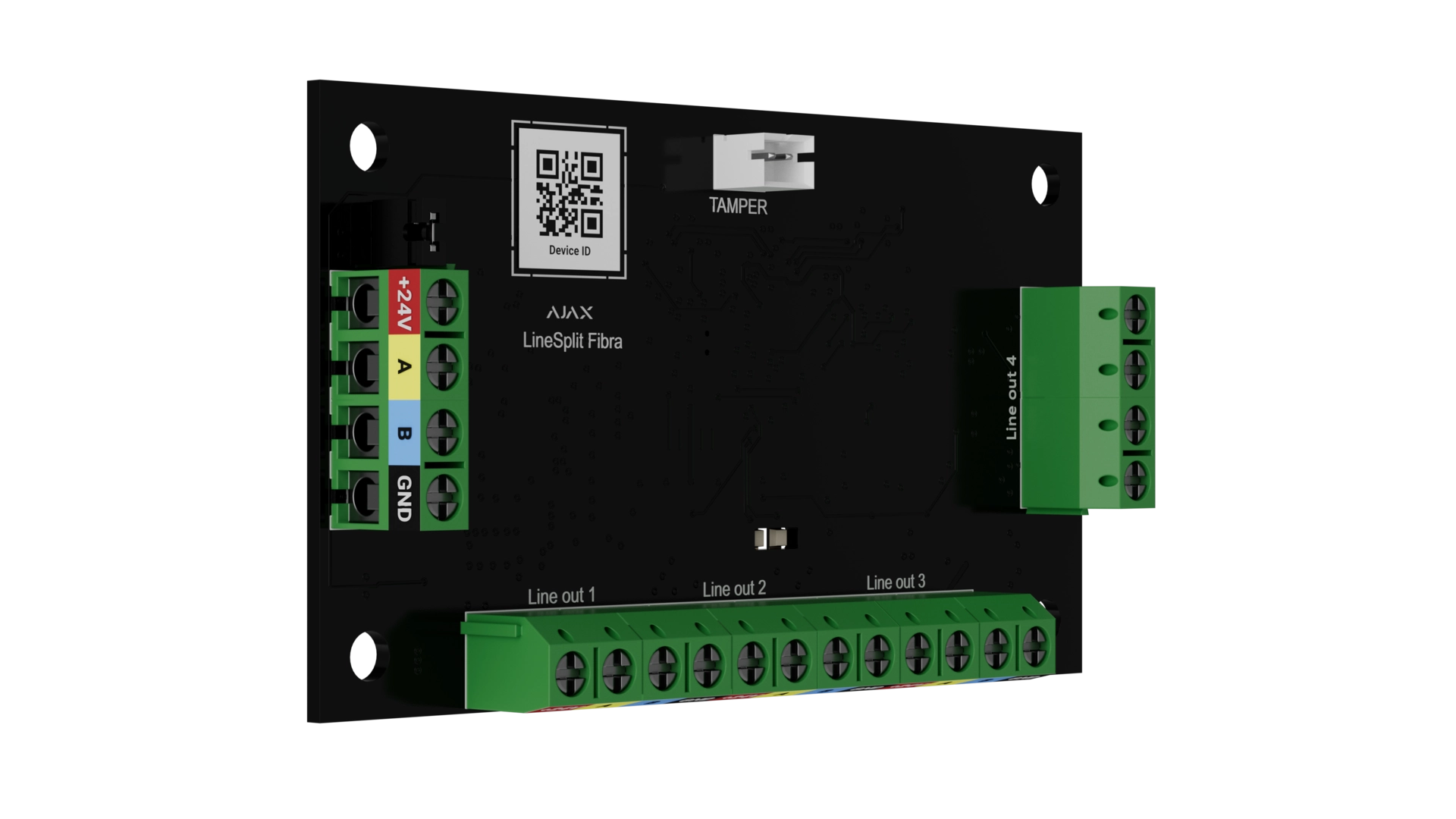 Équipement informatique module permettant de diviser une ligne fibra en qu