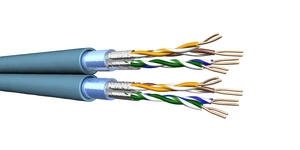CABLE Cat6A F/FTP 2x4P LSZH 500m DCA COULEUR BLEU – vue 2