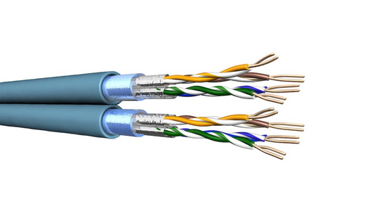 CÂBLE Cat6A F/FTP 2x4P LSZH 500m DCA COULEUR BLEU