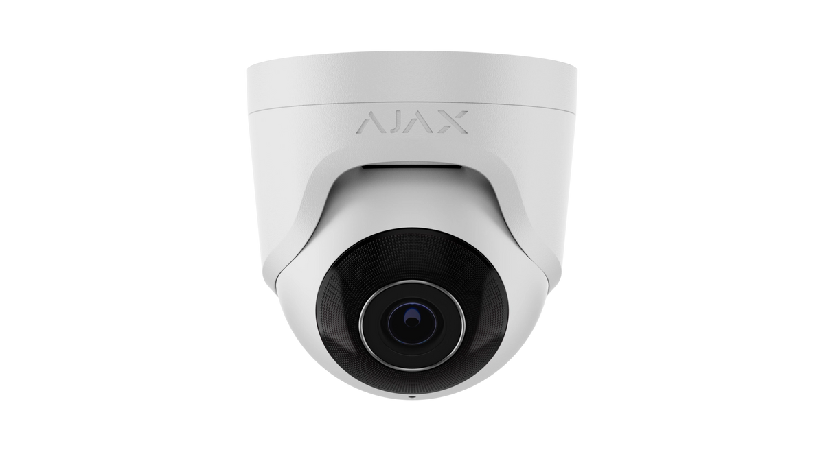 TURRET 8-4 (W) DOME IP BLANC 8MP OBJ 4 MM IR35M IP65