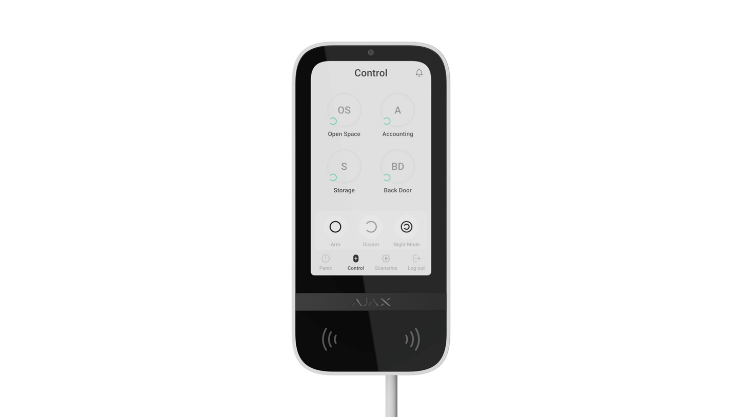 KEYPAD TOUCHSCREEN FIBRA W CLAVIER ECRAN TACTILE + LECTEUR DE PROXIMITE - BLA