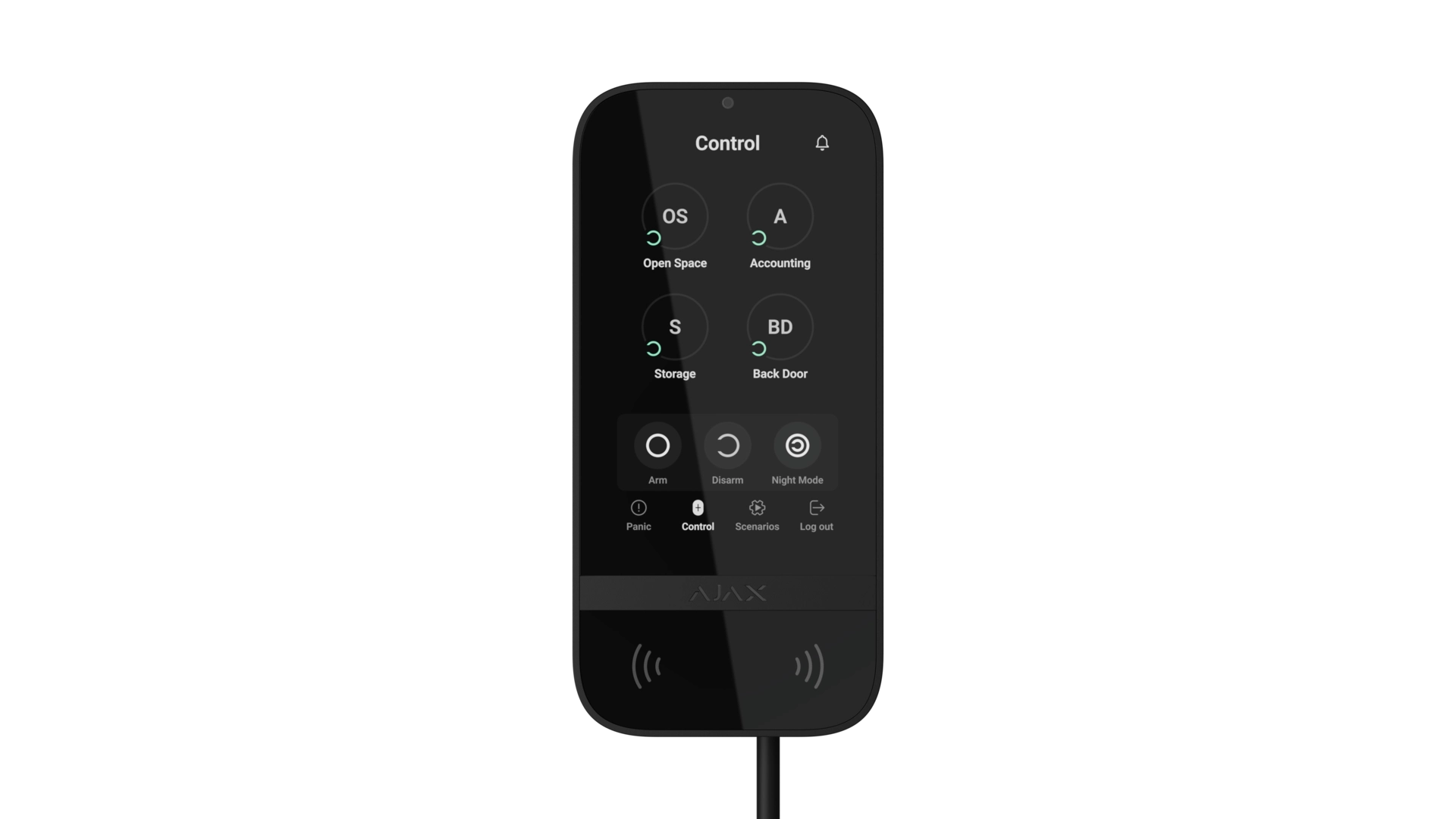 KEYPAD TOUCHSCREEN FIBRA B CLAVIER ECRAN TACTILE + LECTEUR DE PROXIMITE - NOI