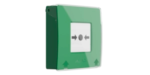Équipement informatique declencheur manuel vert ajax – vue 3