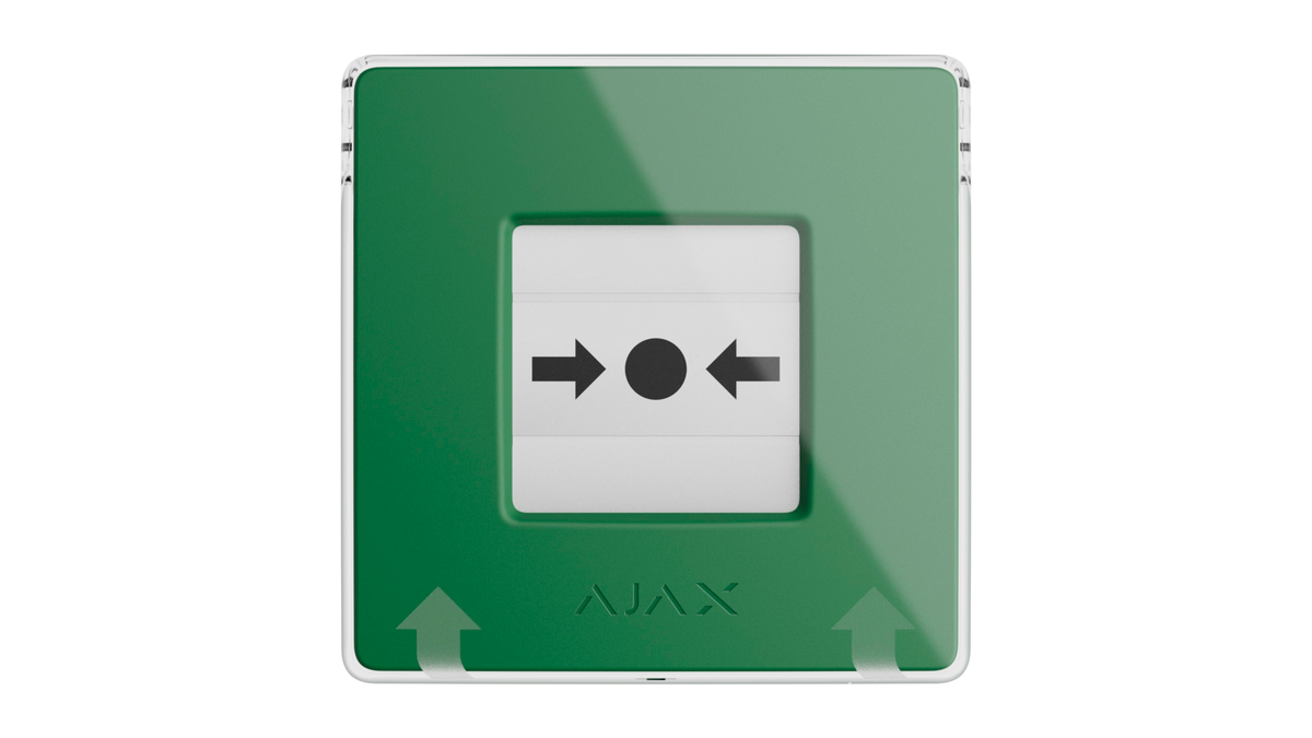 Équipement informatique declencheur manuel vert ajax